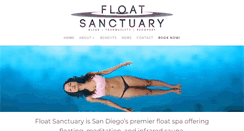 Desktop Screenshot of floatsanctuary.com